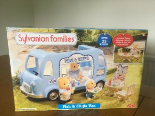 Sylvanian Families Fish & Chip Van Boxed