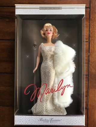 Marilyn Monroe Timeless Treasures From Mattel 2001 Collector Edition 53873