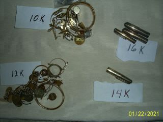 10k 12k 14k & 16k Gold Filled Eyeglasses Watch Cases & More For Scrap Recovery