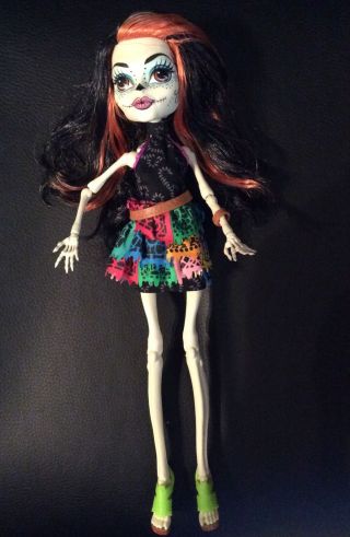 Monster High Doll Skelita Calaveras Sugar Skull Day Of The Dead Día De Muertos