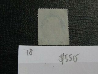 nystamps US Stamp 18 $550 D25x606 2