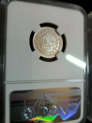 2007 Pf 70 Ultra Cameo 1/10 And 1/20 Silver Proof Libertads Pop 5 And 8 6