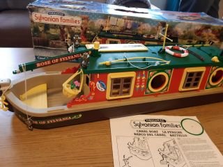 Sylvanian Families Canal Boat.  Boxed.  Vintage?