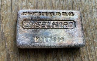 10 Oz Engelhard “w” Silver Bar Serial W017899