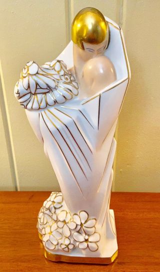 Vintage Robj Art Deco Figural Perfume Lamp