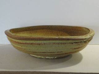 Warren Mackenzie Huge Vintage Studio Pottery Bowl From Pvt.  Coll. ,  Marked 4