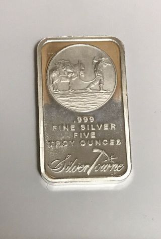 1/10 Oz Gold Bar,  5 Oz Silver Bar,  1oz American Eagle W/Gift Box And Bonus Coin 2