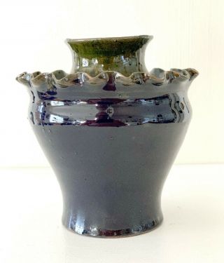 George E.  Ohr Pottery Vase,  C.  1897 - 1900