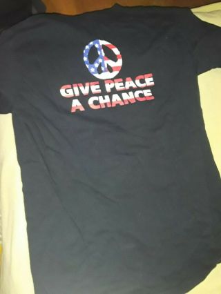 John Lennon Give Peace a Chance T - shirt size S 2
