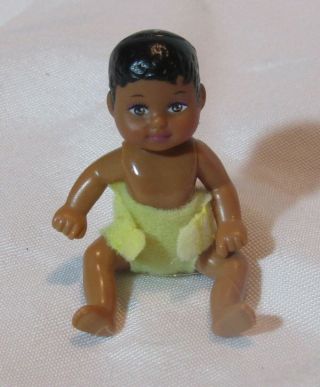 African American Krissy Replacement Baby W/hole In Back For Bedtime Baby Crib