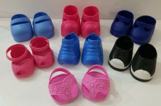 Cabbage Patch Dolls Cpk 7 Pairs Of Shoes Sneakers Sandals 2004 2009 2011