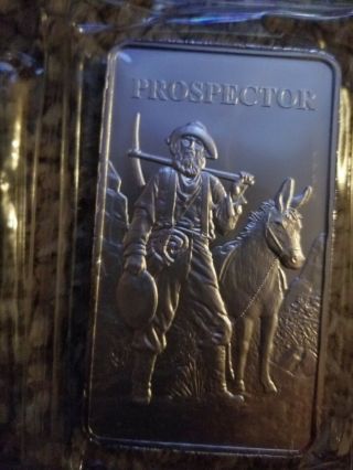 10 0z Silver Bar Provident Prospector.  999 Silver.