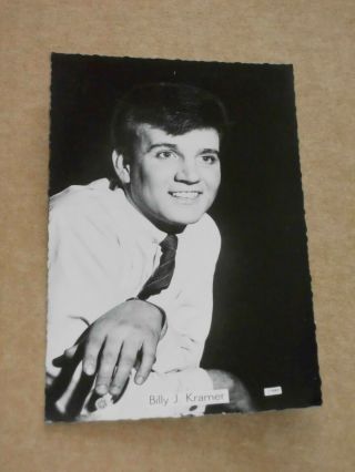 Billy J.  Kramer 1963 5 X 3 Star Photocard (sp 597)