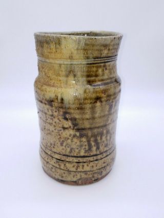 Warren Mackenzie Studio Pottery 7 " Tall Vase Signed Exc
