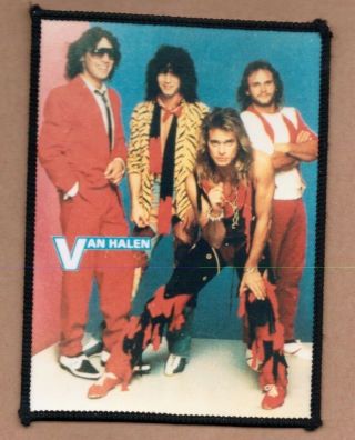 Van Halen (2) Vintage 1980s Photopatch - Postfree To Uk