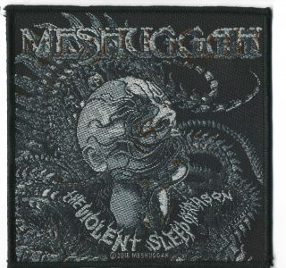 Meshuggah The Violent Sleep Of Reason Metal Band Sew On Woven Patch 4 " X 4 "