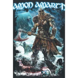 Official Licensed - Amon Amarth - Jomsviking Woven Sew - On Patch Metal Viking
