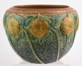 Roseville Pottery Sunflower 6 " Jardiniere Arts And Crafts