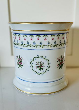 A.  Raynaud Et Cie Ceralene Limoges France Lafayette Porcelain Plant Pot Floral