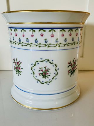 A.  Raynaud et Cie Ceralene Limoges France Lafayette Porcelain Plant Pot Floral 2