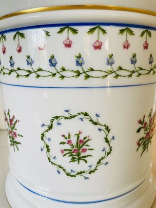 A.  Raynaud et Cie Ceralene Limoges France Lafayette Porcelain Plant Pot Floral 3