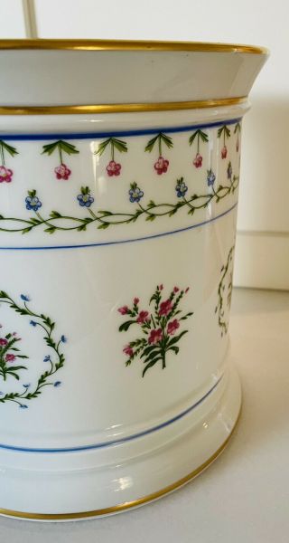 A.  Raynaud et Cie Ceralene Limoges France Lafayette Porcelain Plant Pot Floral 5