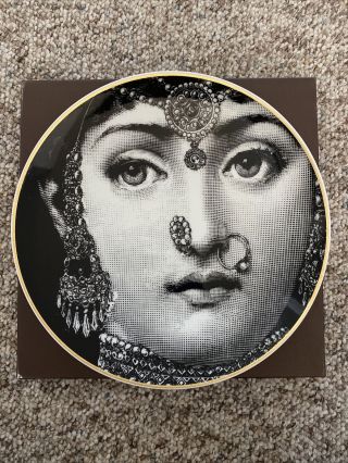 Rosenthal Classic Fornasetti Julia 24 Cm 9.  4 In Decorative Plate Motiv 3