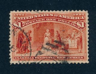 Drbobstamps Us Scott 241 Well Centered Stamp W/tiny Defects