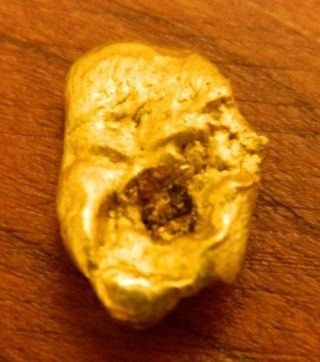 Historic 3.  9g California Coloma Gold Rush Nugget (the Egyptian Pharaoh 
