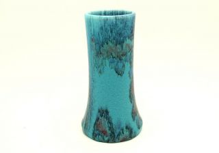 Fine Rookwood Elizabeth Barrett Matte Blue Porcelain Vase 1356f Xxv