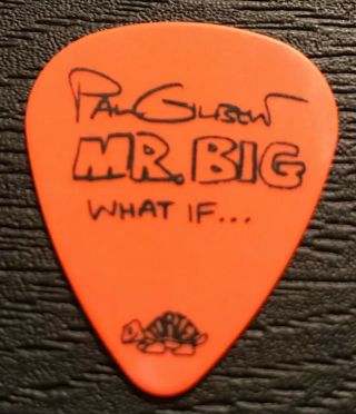 Paul Gilbert / Mr Big 1 Tour Guitar Pick