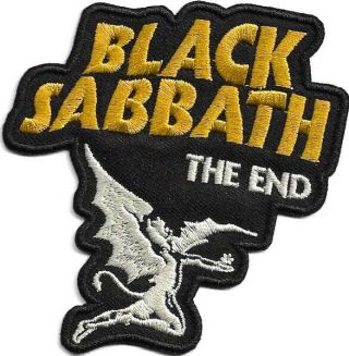 Black Sabbath The End : Woven Iron - On Patch 100 Official Licensed Merch