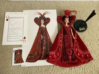 Bob Mackie Queen Of Hearts Barbie 1994 Limited Edition 12046