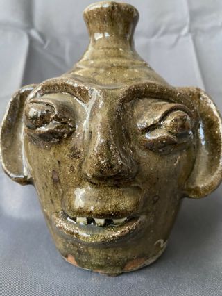 Burlon Craig Face Jug | Folk Art Pottery | Catawba Valley,  Nc | In Smithsonian
