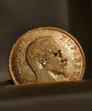 Napoleon 3 Iii 10 Francs 1857 A Gold Coin - Paris Or Gold 90 1 Oz Piece