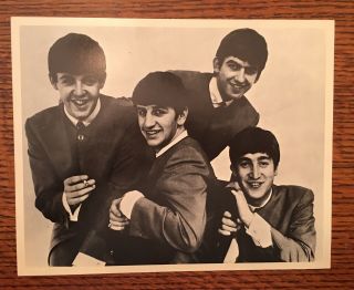 Beatles Promo Photo John Lennon Paul Mccartney Ringo George