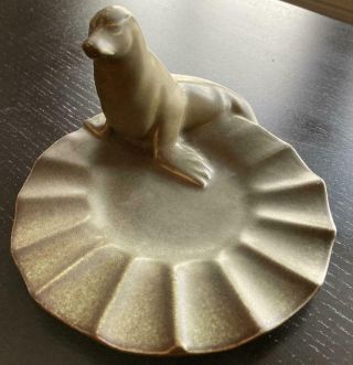 1929 Rookwood American Art Pottery 1924 Seal Pin Dish Card Tray Ashtray 2668