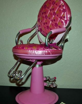 Doll Salon Chair.  Battat.  Our Generation.  18 " - 21 " Adjustable.  American Girl Size