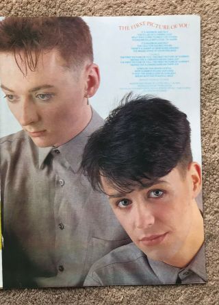 The Lotus Eaters - The First Picture Of You 1983 Full Page Lyric Poster