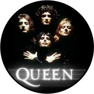 X 3 Queen Freddie Mercury Stickers 4 " 100mm Round Top Quality 1,