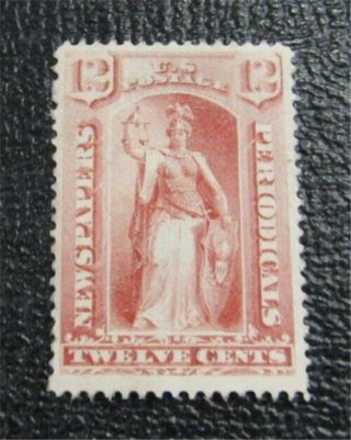 Nystamps Us Newspaper Stamp Pr63 Og H $500 N6x714