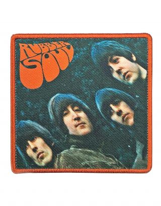 The Beatles Patch Rubber Soul Album Cover Official Embroidered Iron On