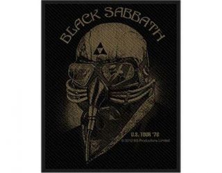Official Licensed - Black Sabbath - Us Tour 78 Sew On Patch Metal Ozzy