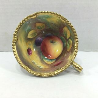 Vintage Paragon Teacup and Saucer Golden Harvest Artist Signed 6