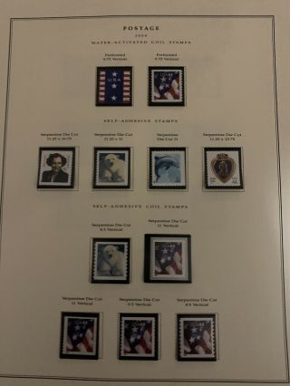 2009 Us Stamp Year Set Nh On Scott National Pages