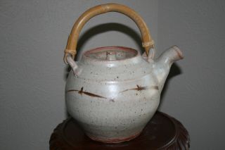 Warren Mackenzie - Studio Pottery - Oatmeal Teapot