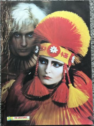 The Creatures 1983 Full Page Uk Mag Poster Siouxsie And The Banshees