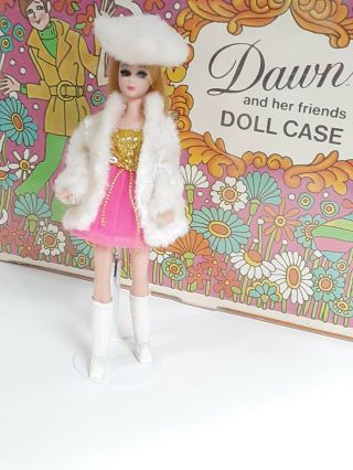 Vintage Topper Dawn Doll Fashion Furbulous Fake Outfit W/doll