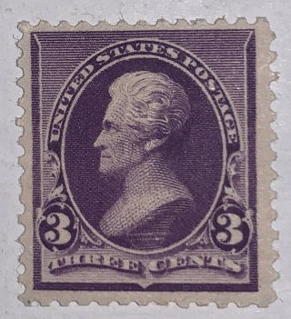 Travelstamps: 1890 Us Stamps Scott 221,  3 Cent Jackson Og Nh