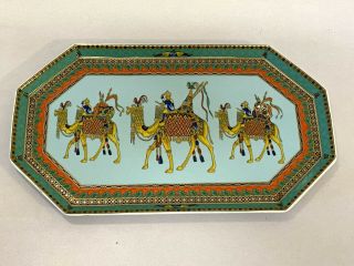 Rosenthal Versace Le Voyage De Marco Polo Tray Platter Camels Kings Euc